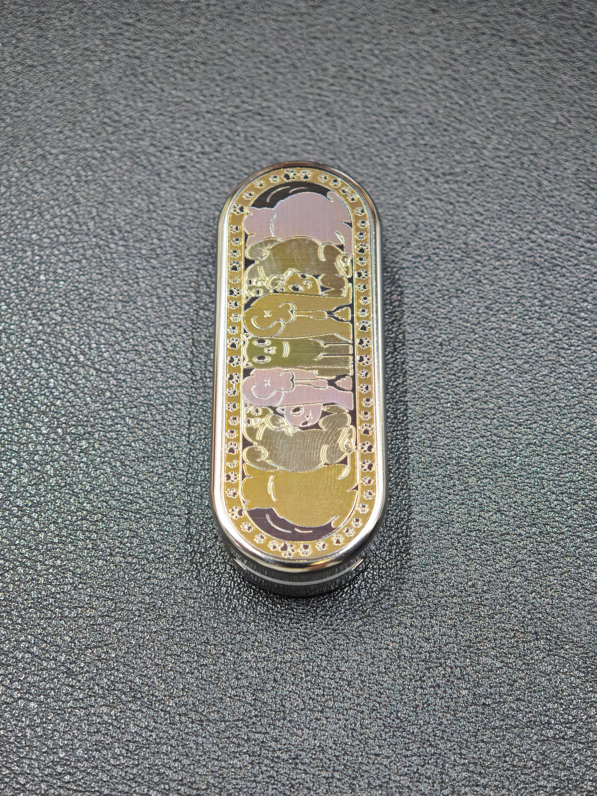 Ming Yin Titanium Engraved