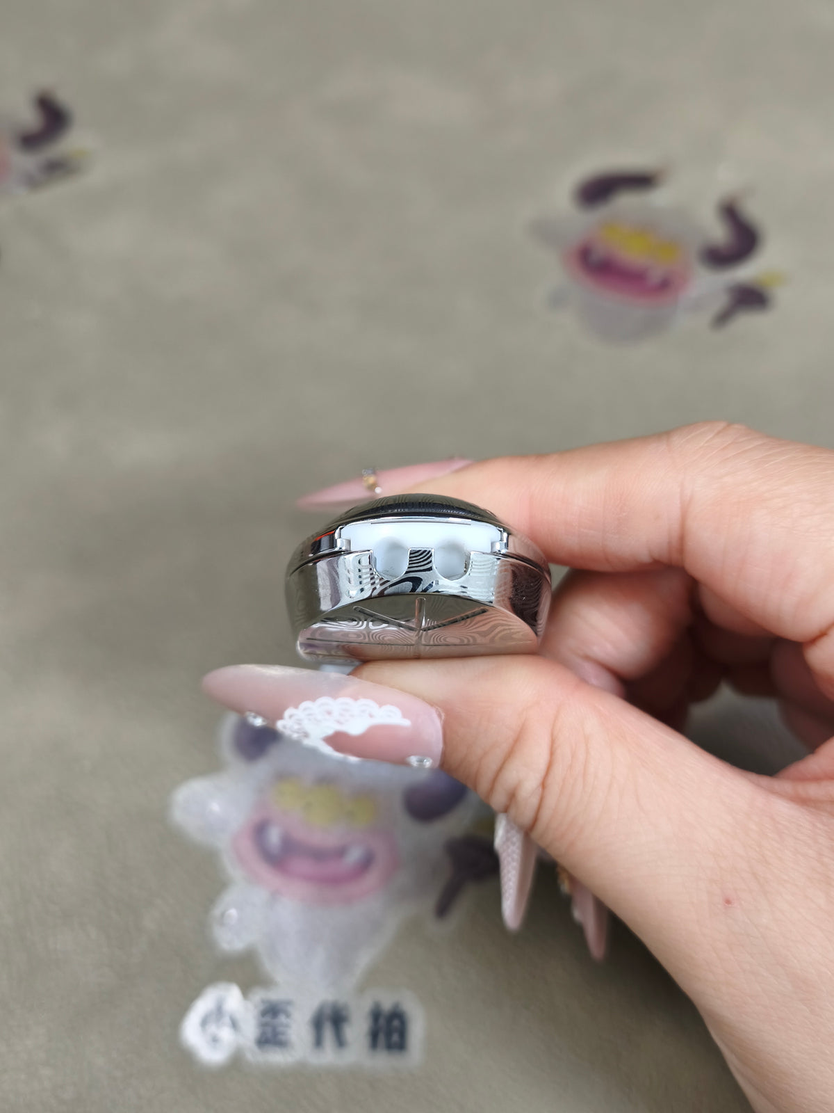 Jingle Beetle Stainless Steel Engraved Polished