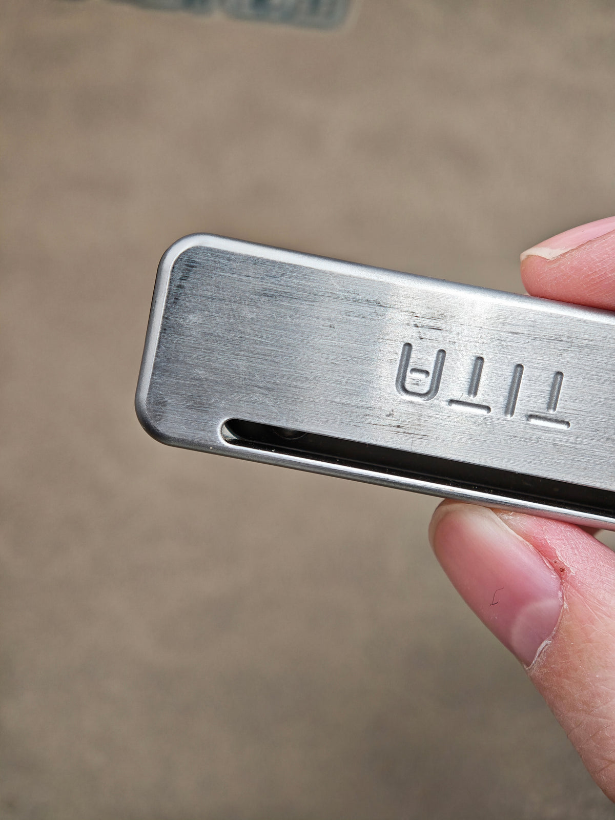 Tita Stainless Steel Blasted Brushed