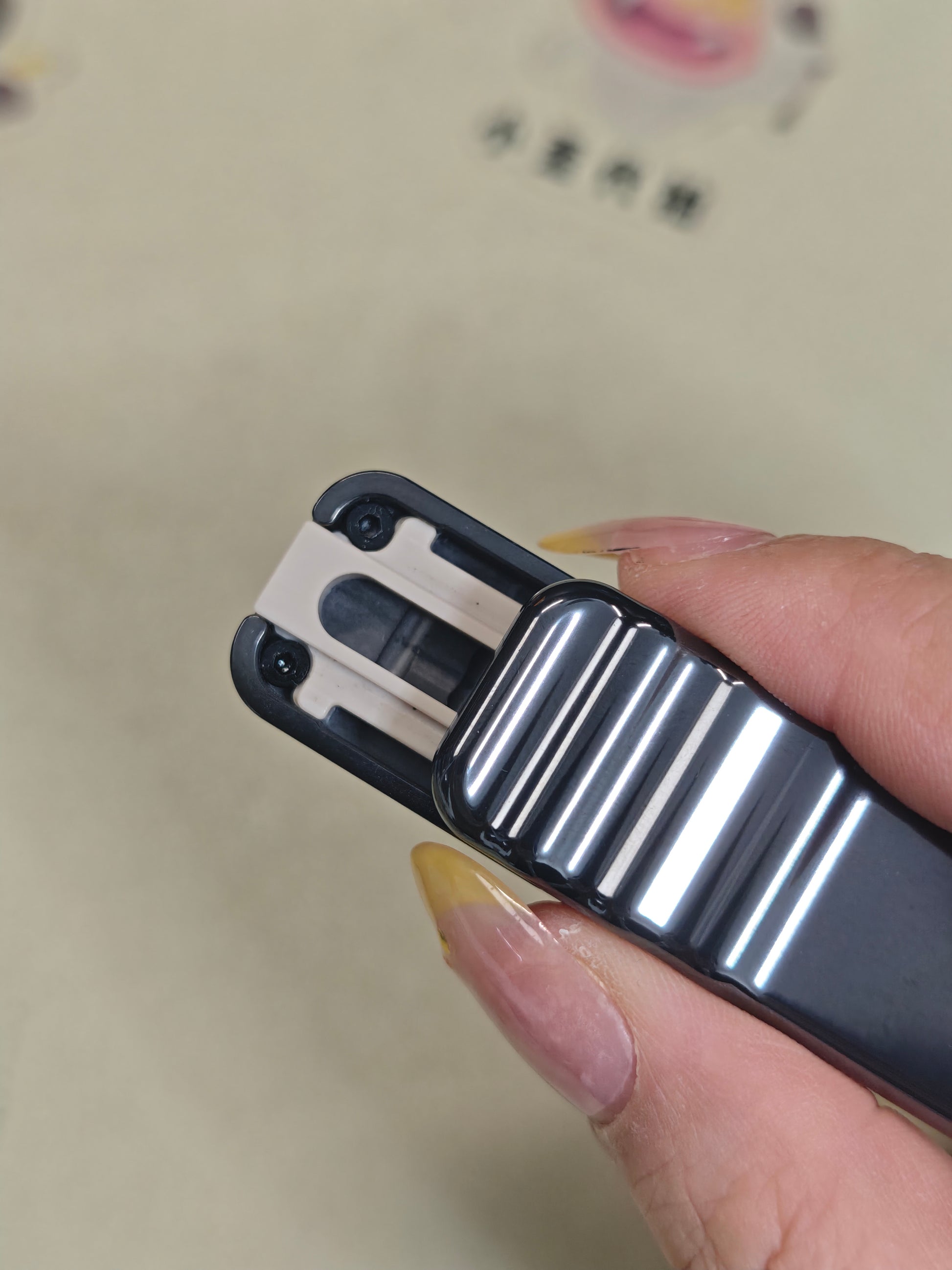 Snake Zirconium Damasteel PEEK