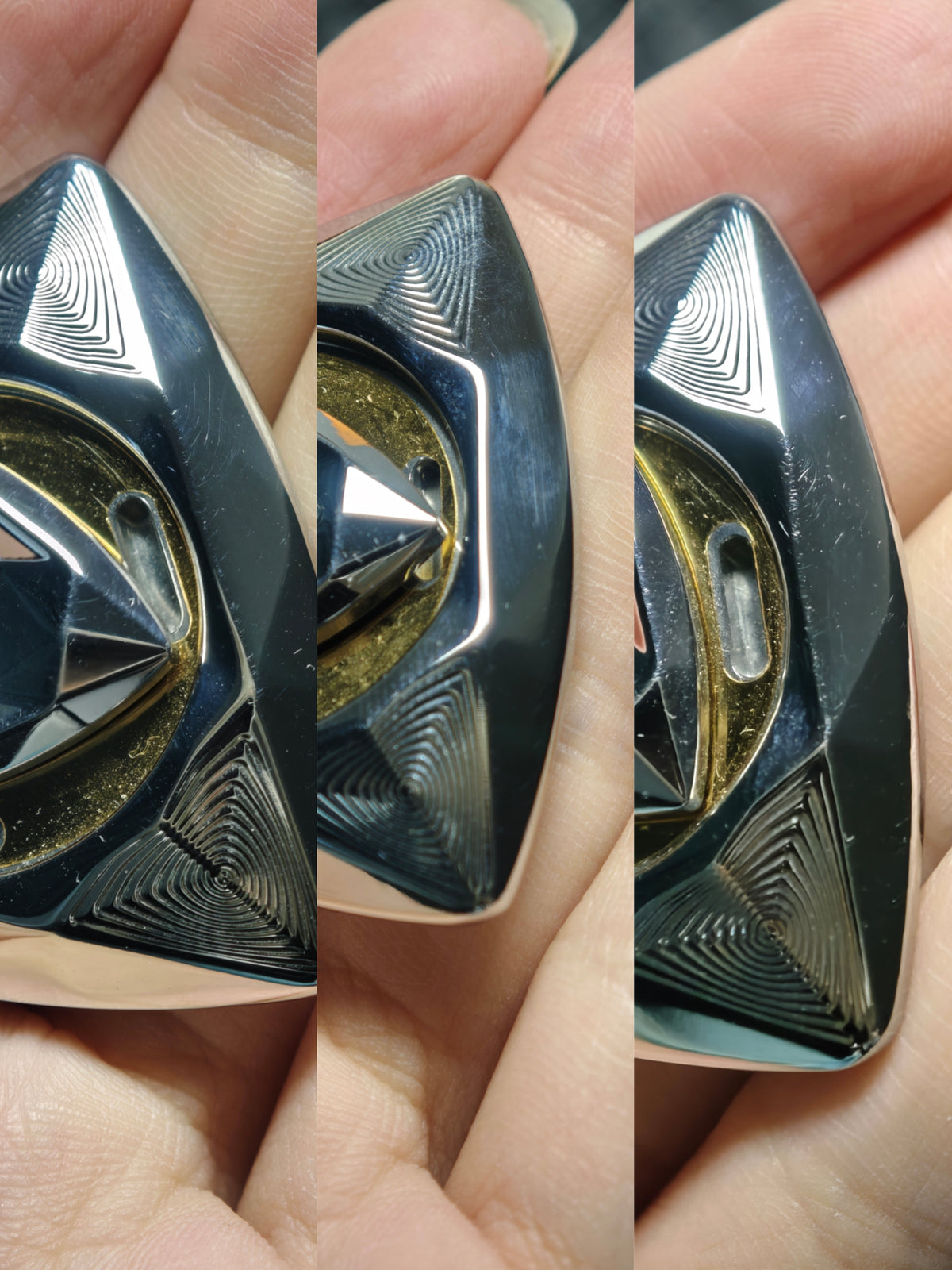 Star Dial Stainless Steel Engraved