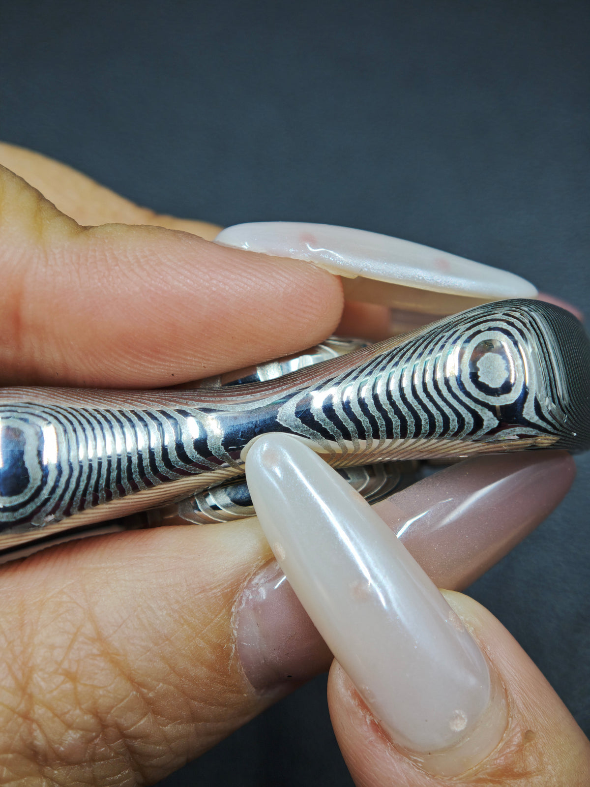 Folding Leaf Mini Damasteel