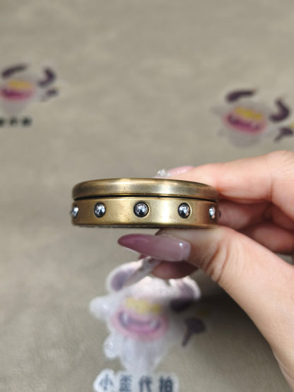 Dealer Button Brass