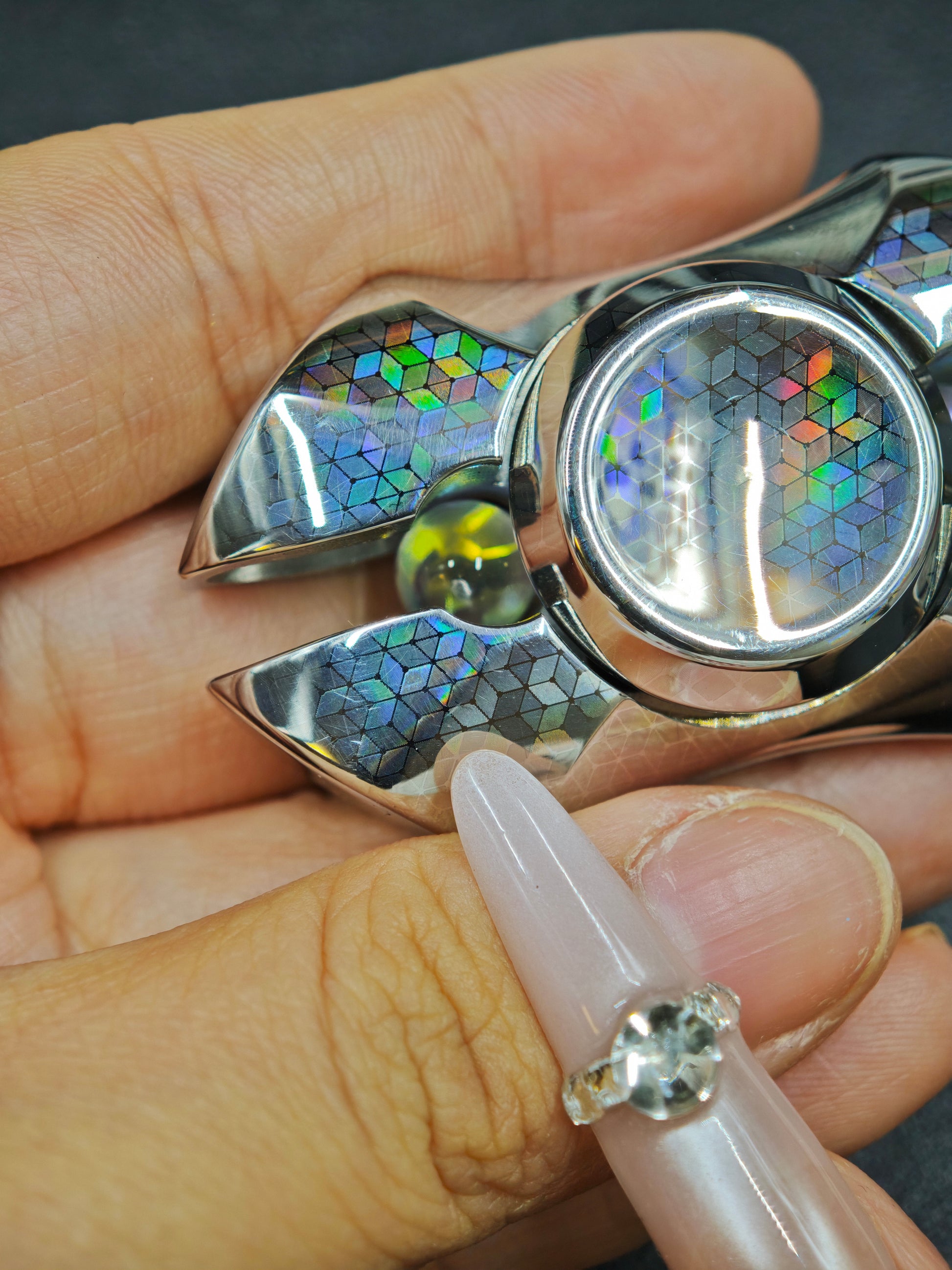 Lazer Crystalized r Stainless Steel