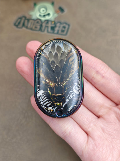 Grumpy Rabbit Rhythm Zirconium Resin-Sealed Oil Slick