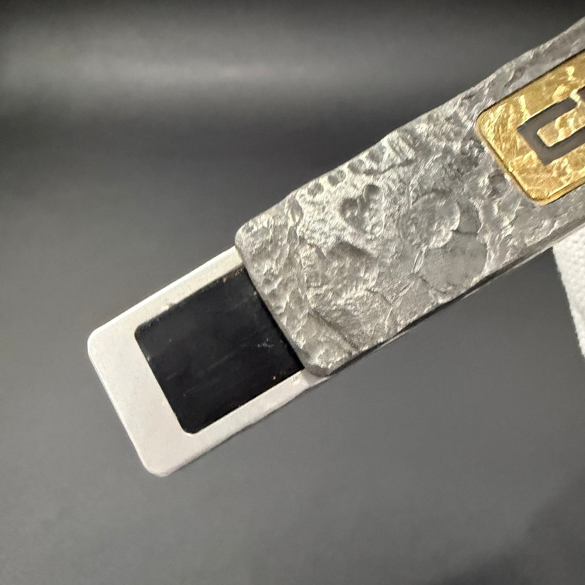 Choc Stainless Steel Stone Textured Engraved