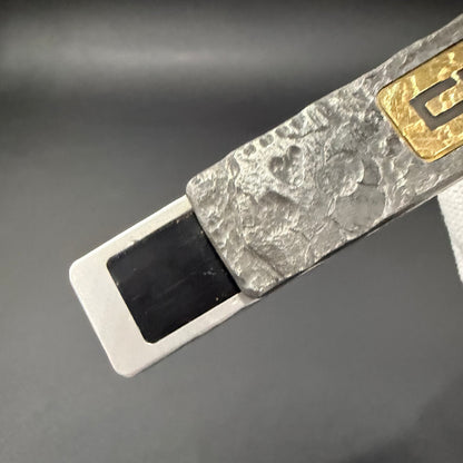 Choc Stainless Steel Stone Textured Engraved