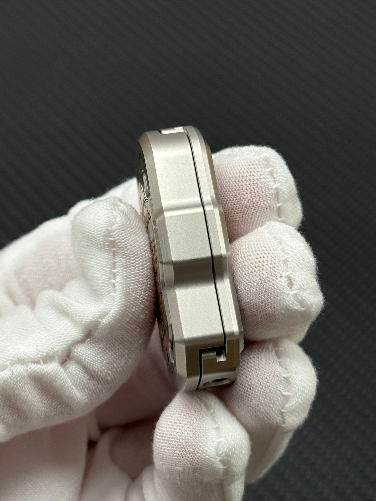 ALPHA S Stainless Steel Engraved