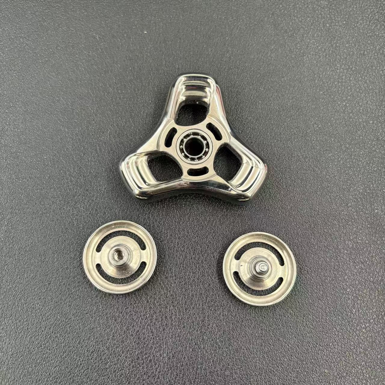 Folding Leaf Mini Titanium Polished