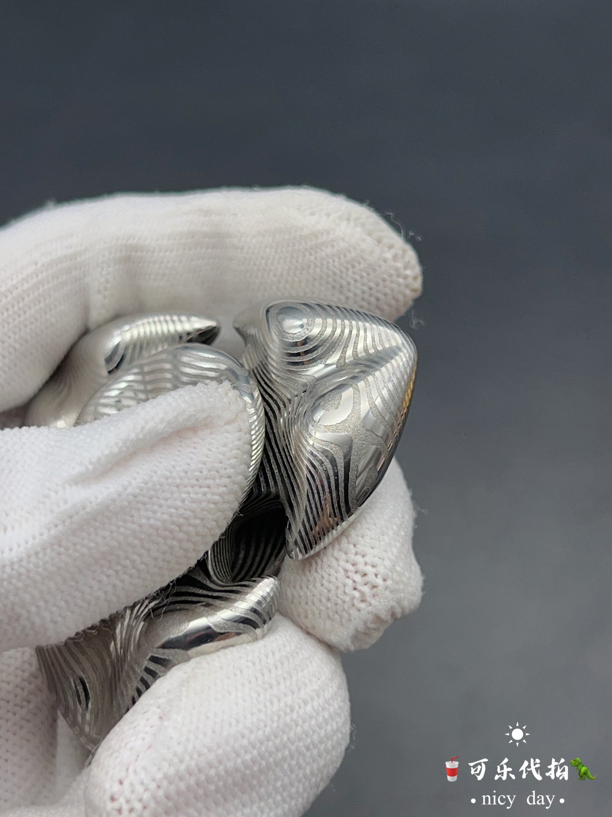 Fat Squid Damasteel