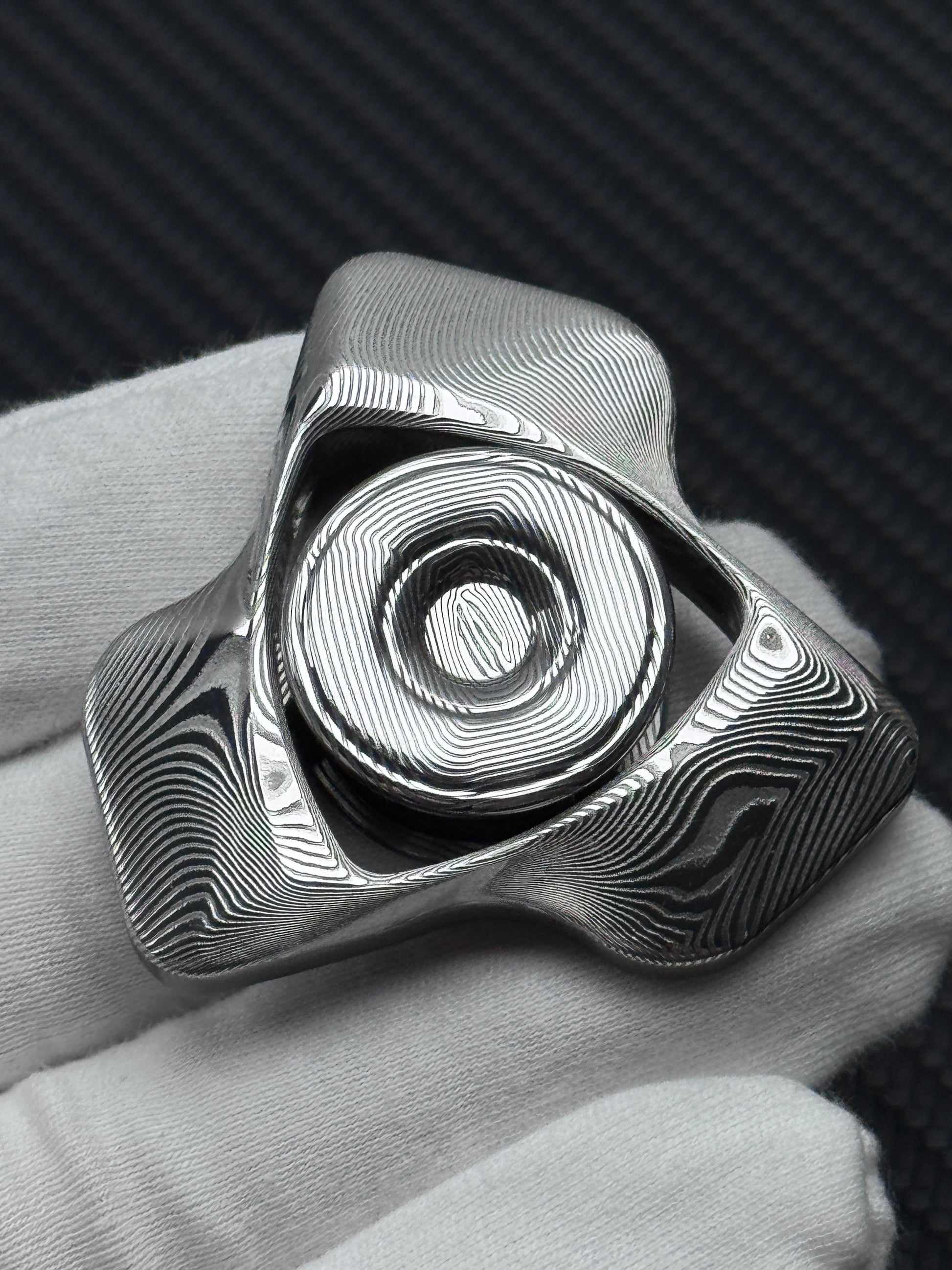 Phantom Dual Leaf Damasteel