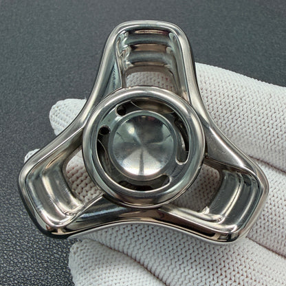 Folding Leaf Mini Titanium Polished
