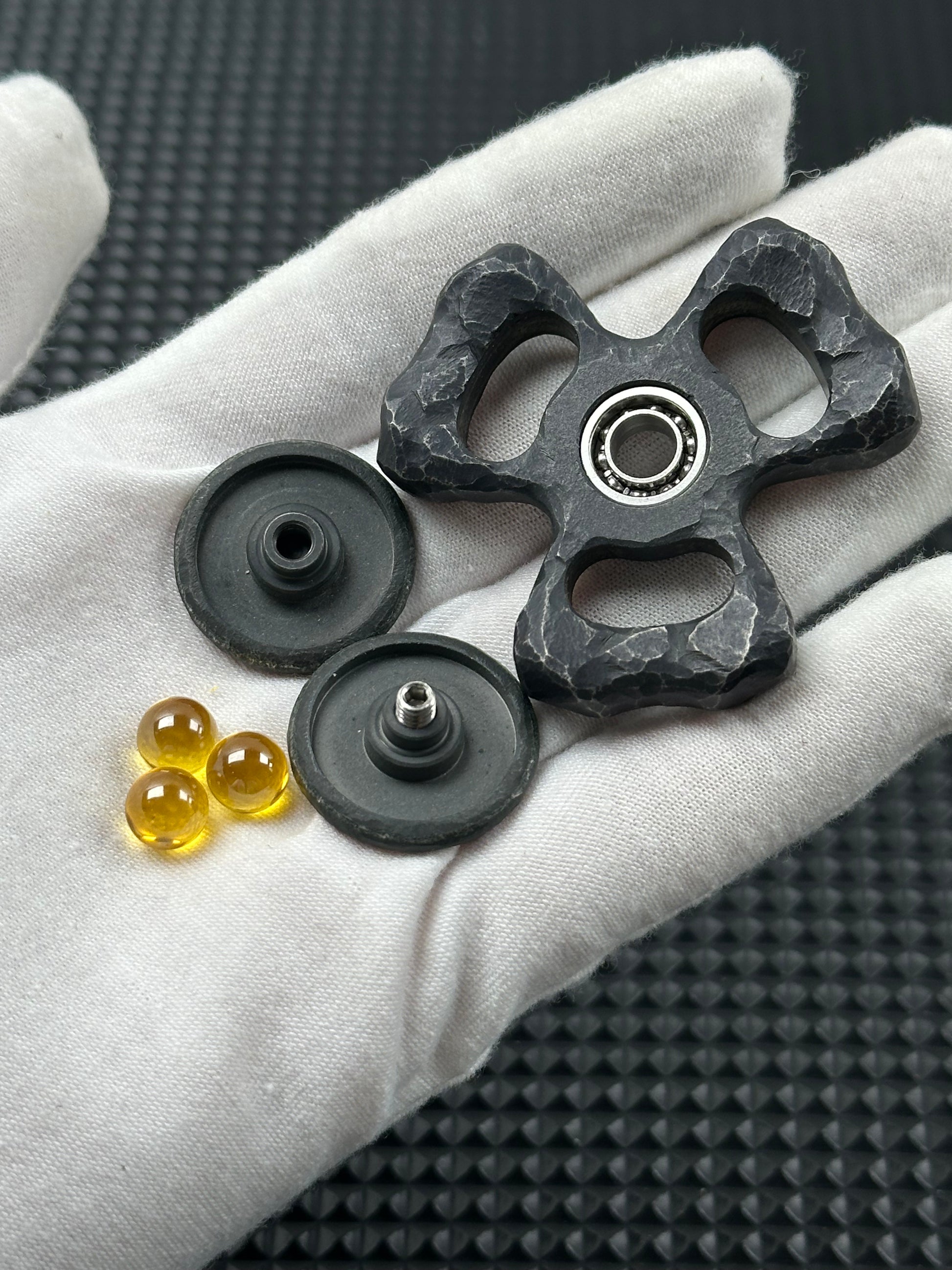 Kiva Tungsten Stone Textured