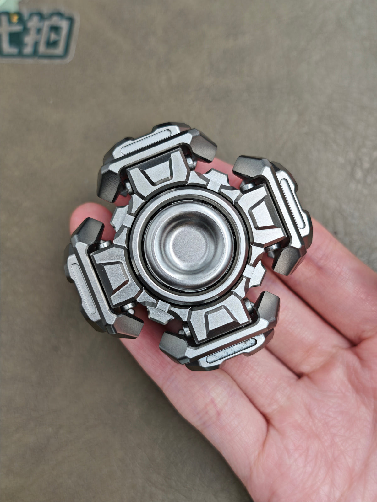 Ancient Iron Shell Opening Titanium Polished