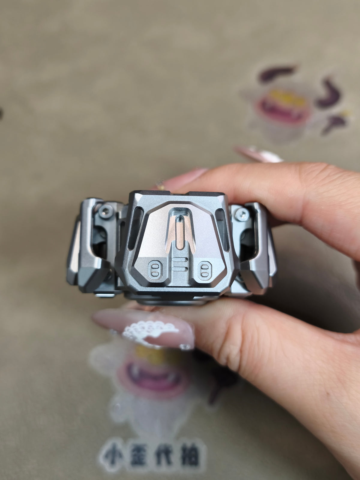 Ancient Iron Shell Opening Titanium Blasted