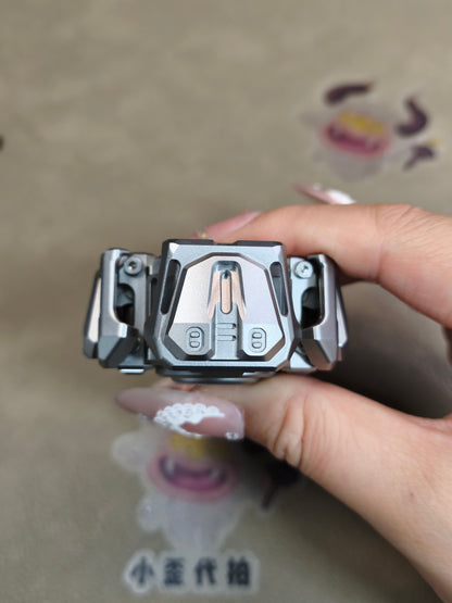 Ancient Iron Shell Opening Titanium Blasted