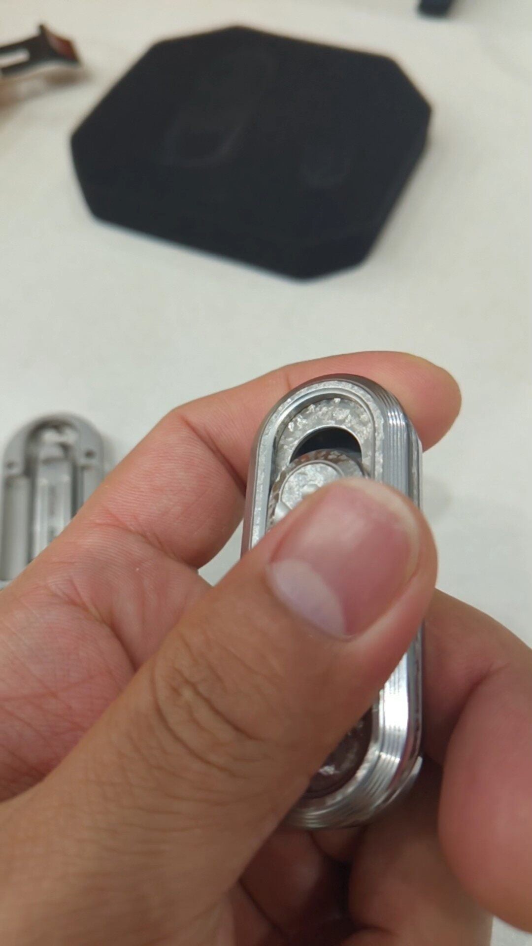 Popping Stainless Steel