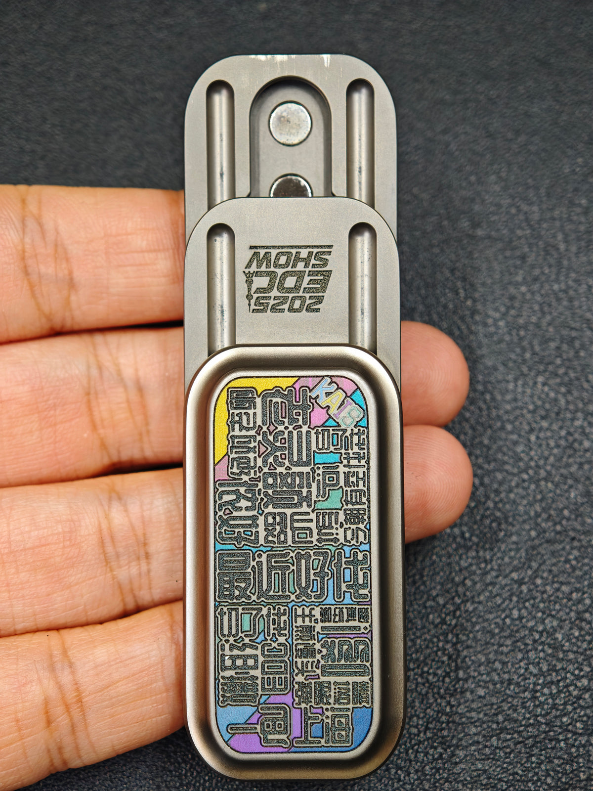 Lucky Candy Titanium Color-Anodized Engraved Limited Edition