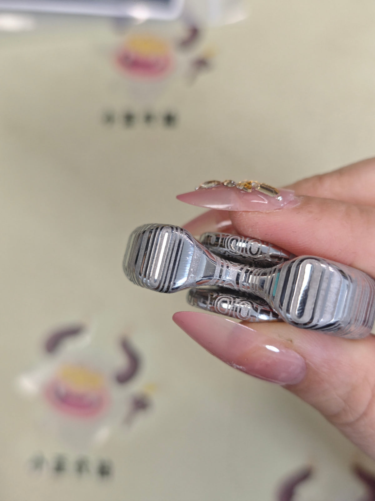 Three-Leaf Horizon Damasteel