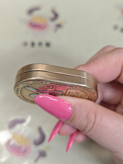 Grumpy Rabbit Rhythm Mokume Copper