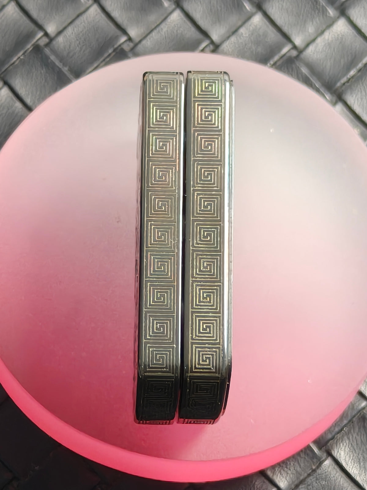 Root Three Zirconium Engraved Polished Limited Edition