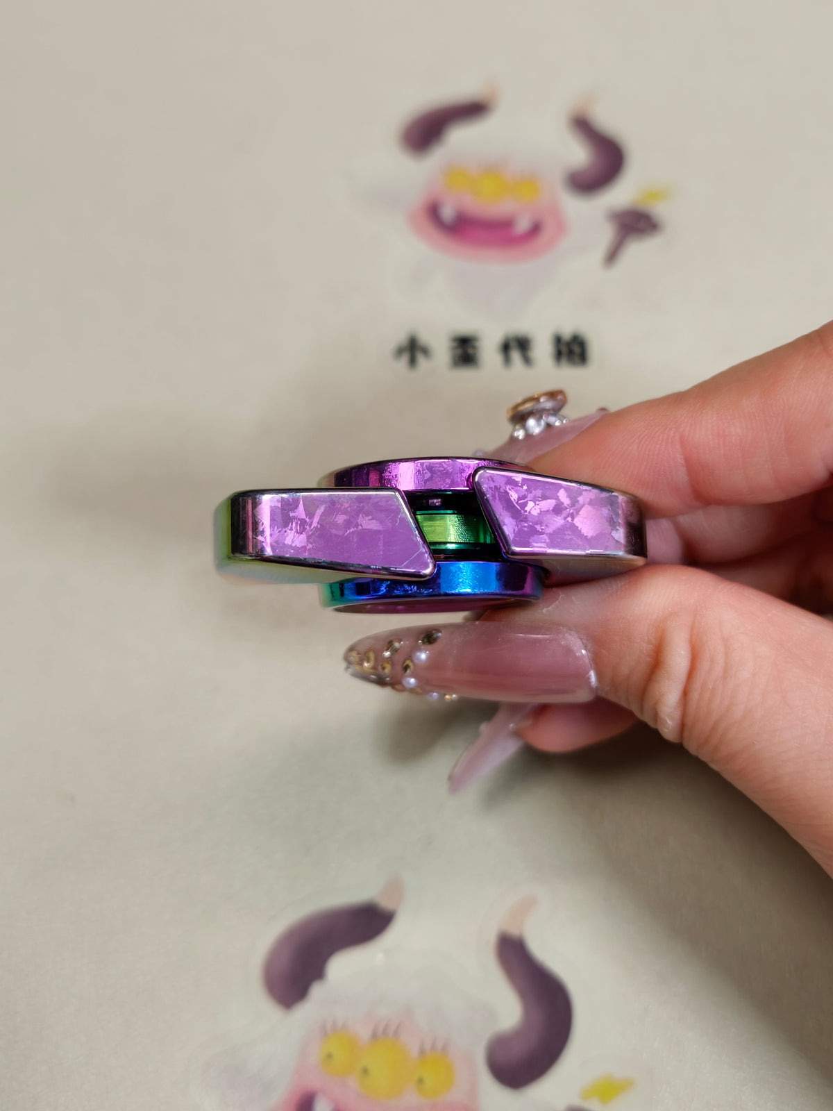 Premium Exquisite Cloud Crystallized Titanium
