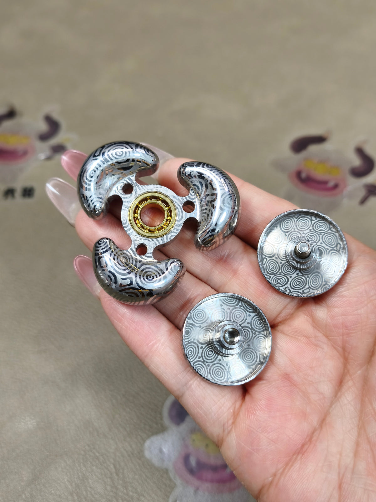 sandan Damasteel Etched