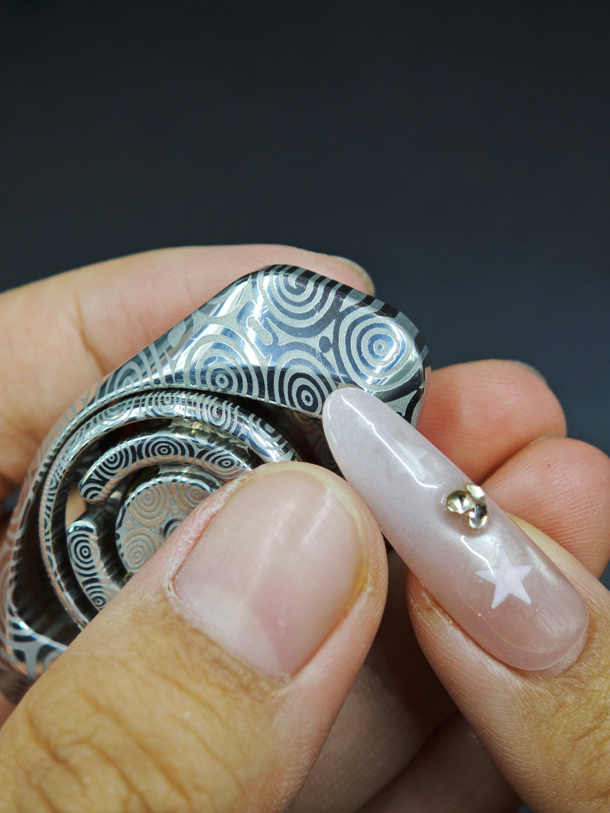 Mirror Eye Damasteel