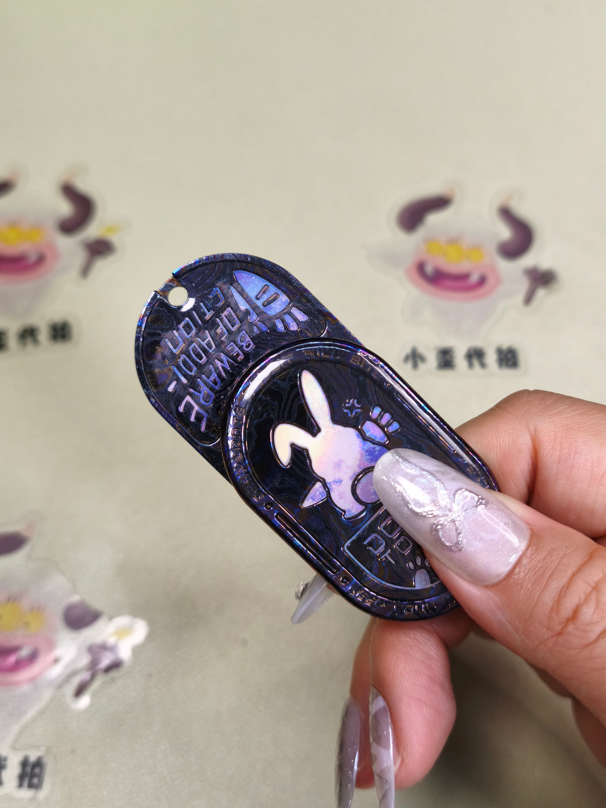 Grumpy Rabbit Rhythm Zircuti Resin-Sealed