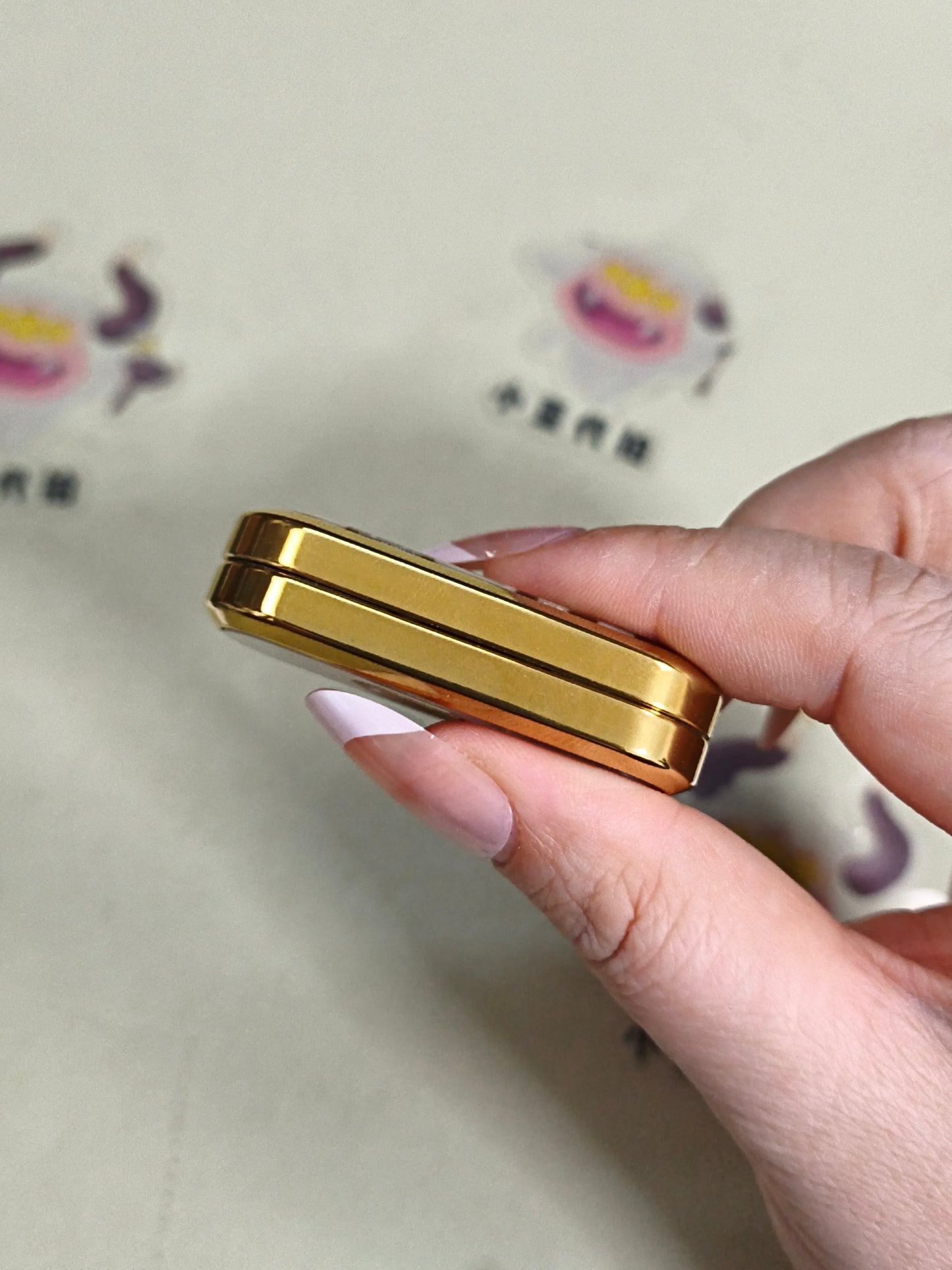 Lucky Draw MOP Gold Plated Engraved