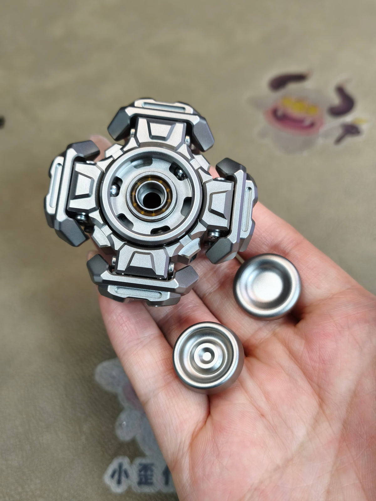 Ancient Iron Shell Opening Titanium Blasted