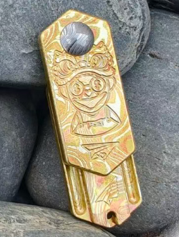 Plane Mokume Damasteel Copper Brand New