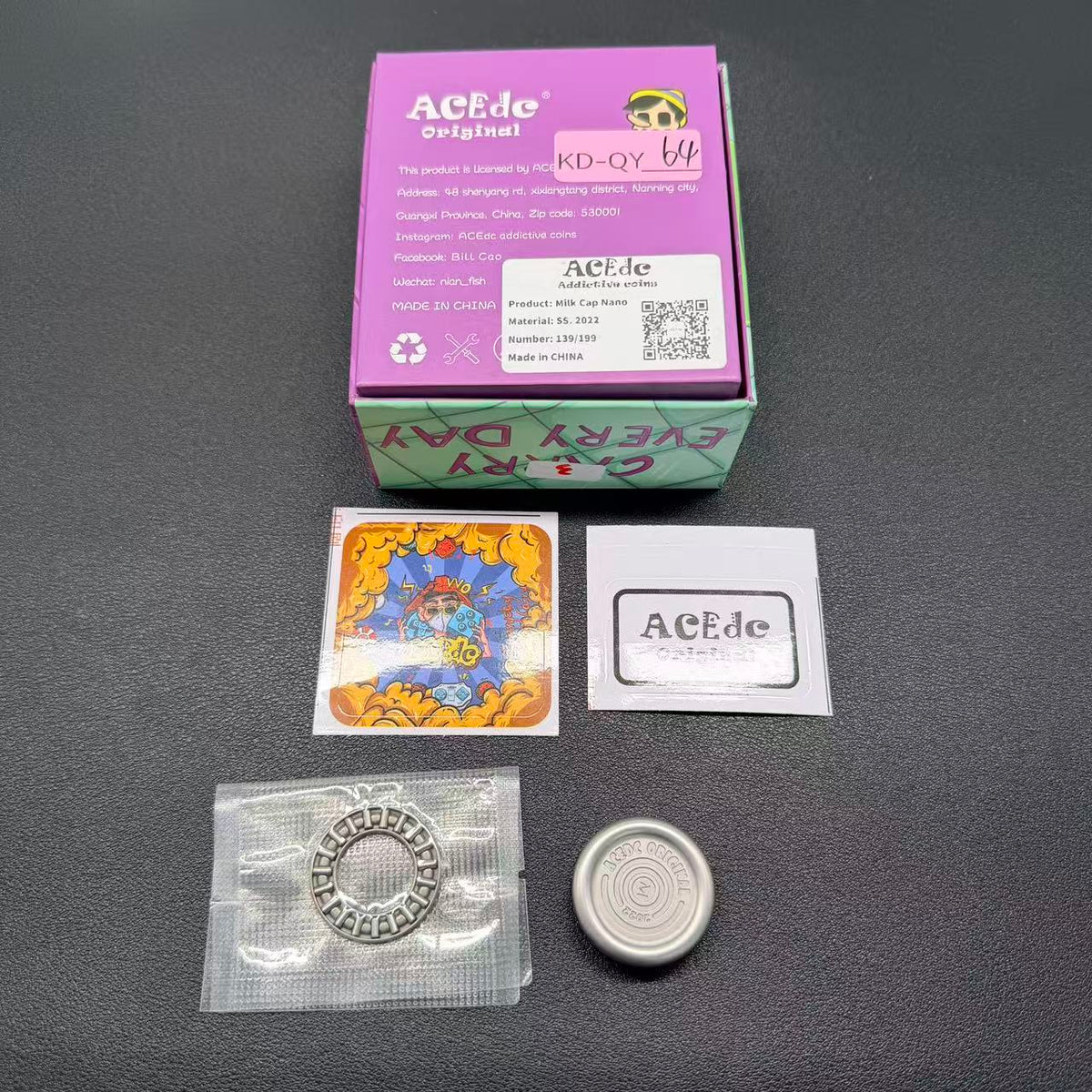 Milk Cap Nano Stainless Steel