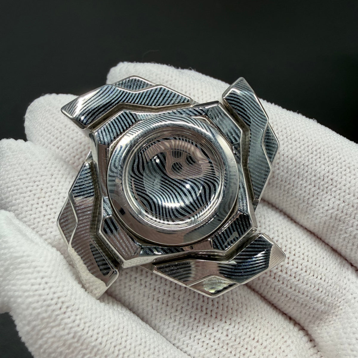 Haze Shell Opening Damasteel