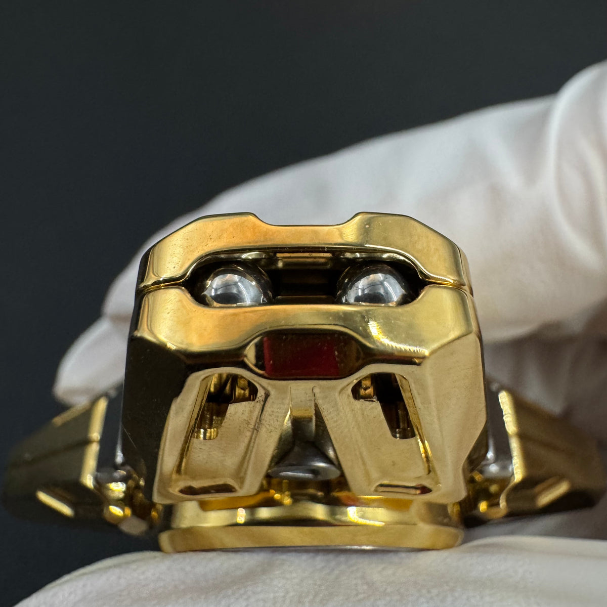God of Time Stainless Steel Gold Plated