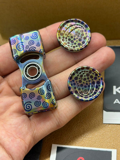 Two-Leaf Impact Titanium Color-Anodized