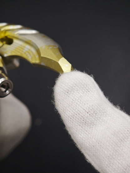 EXOSKELETON G10 Yellow Grey White Bone Core Stainless Steel