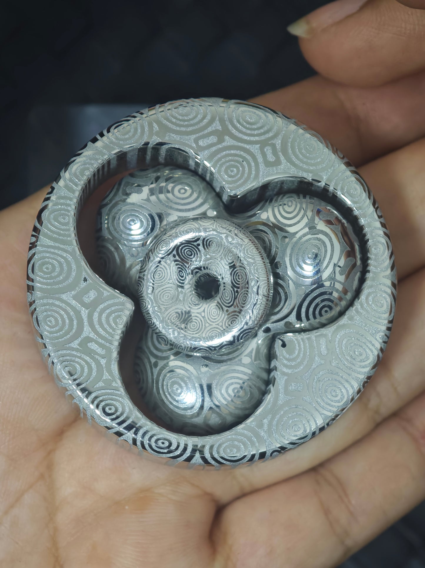 Cell Mini Damasteel Etched