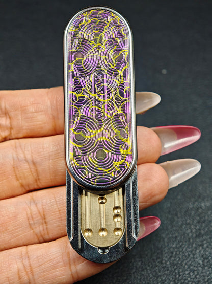 Ming Yin Titanium Engraved