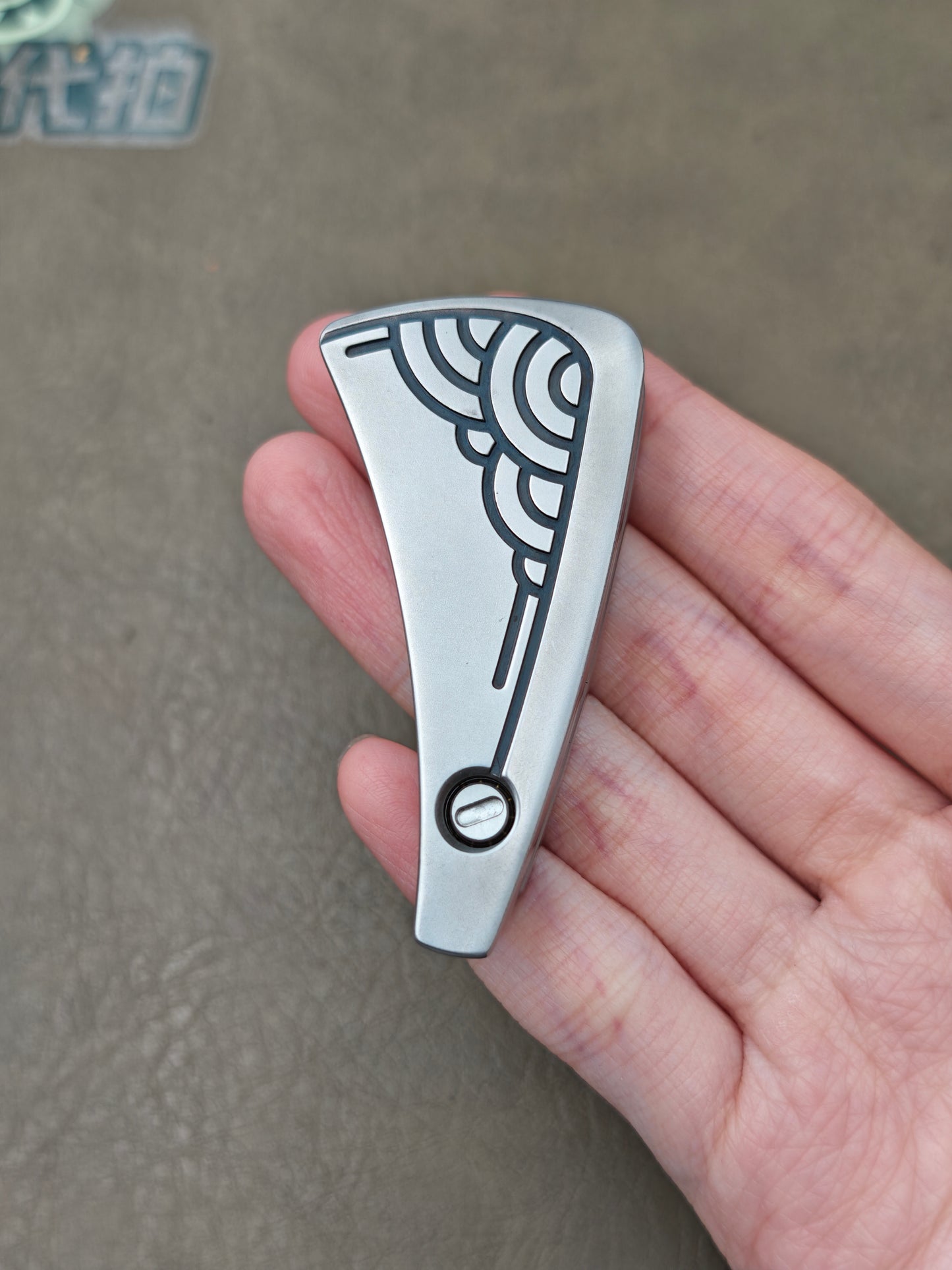 NAYICI Peacock Feather Stainless Steel