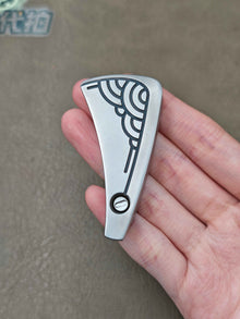 NAYICI Peacock Feather Stainless Steel