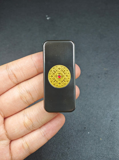 Brocade & Azure Paperweight Zirconium