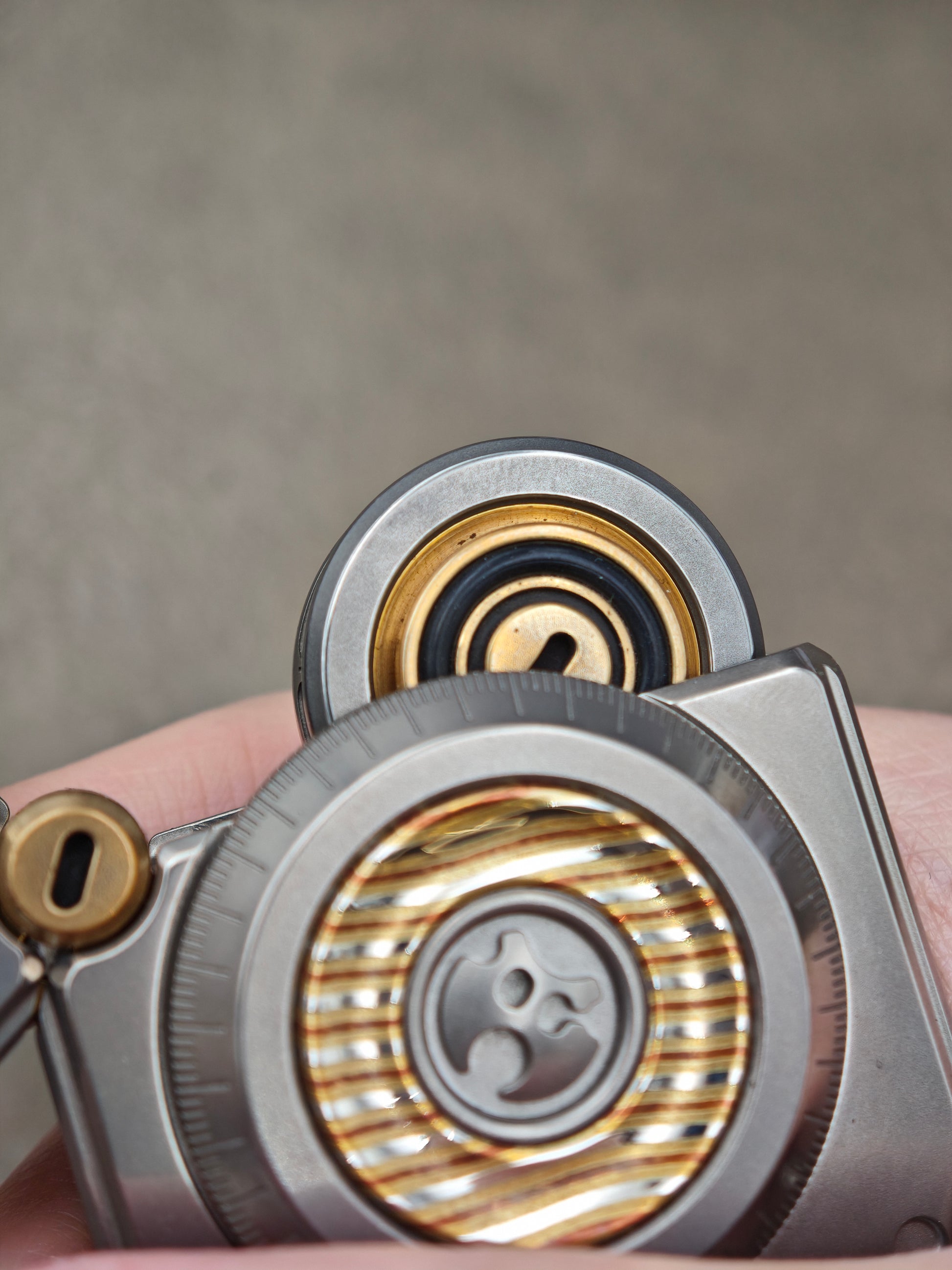 LOTTO Brass Titanium Mokume