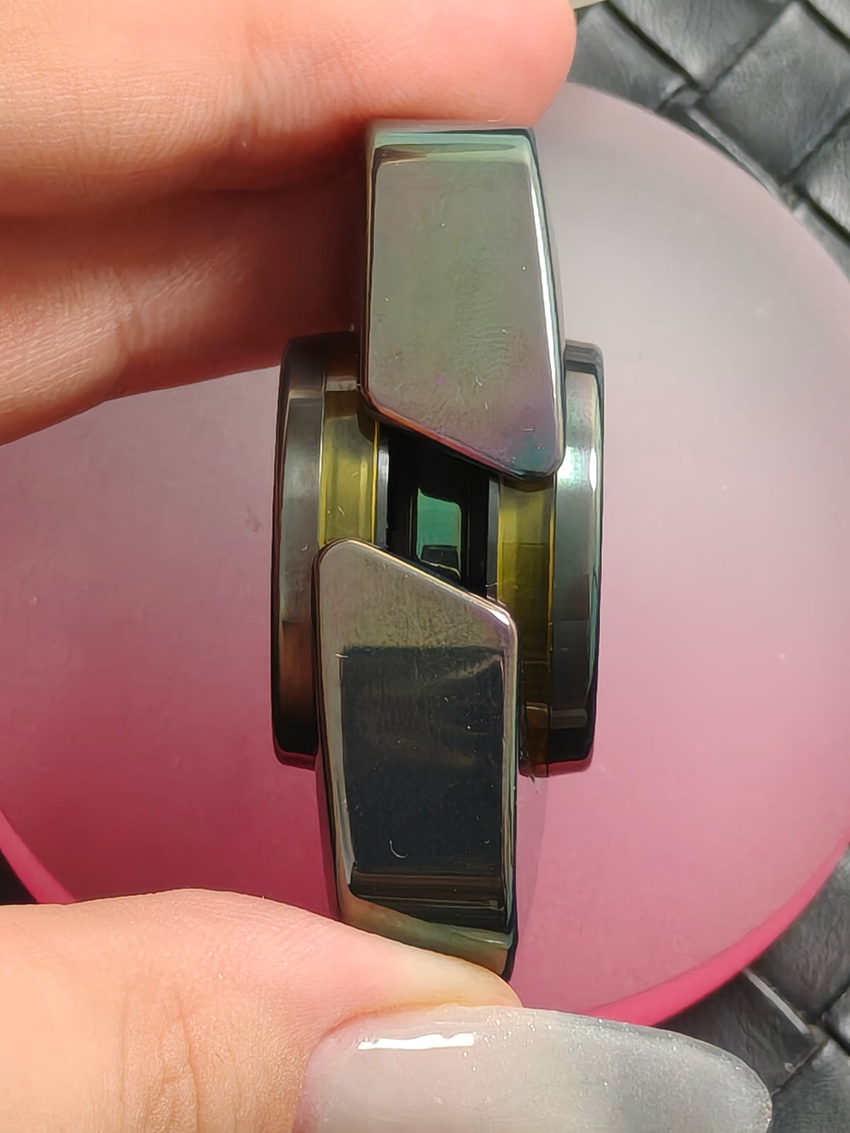 Premium Exquisite Cloud Zirconium Oil Slick