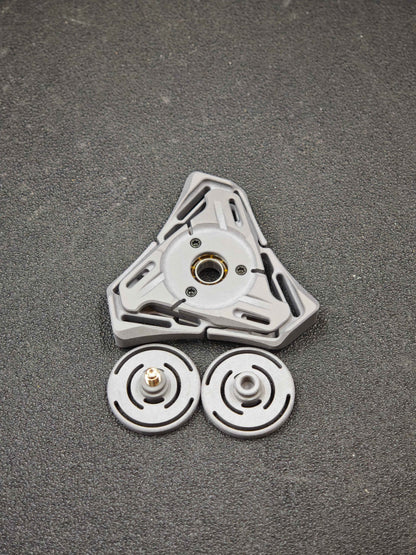 Hades 8-Leaf Offset Plate Titanium