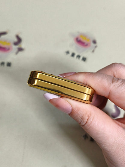 Lucky Draw MOP Gold Plated Engraved