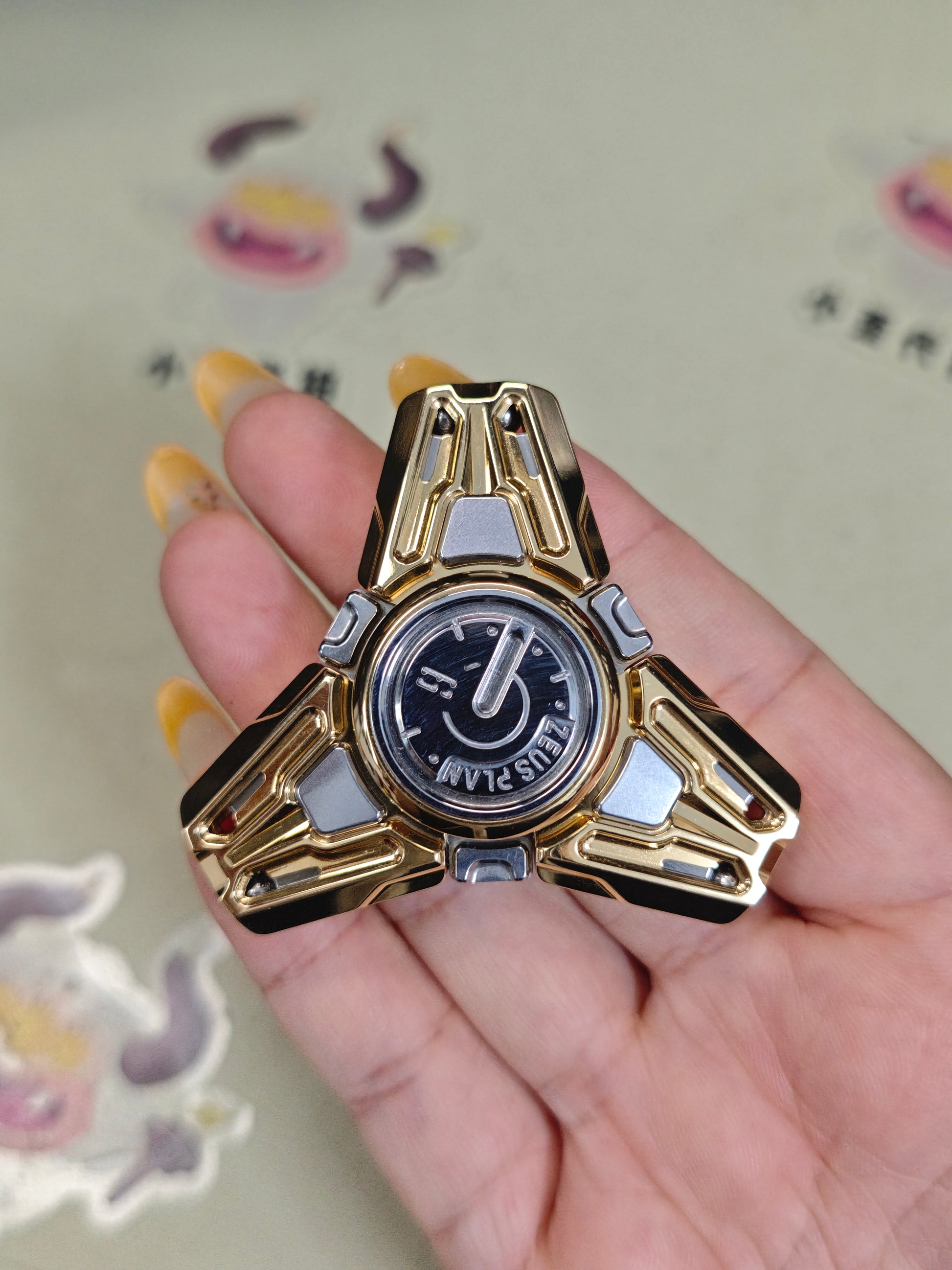 God of Time Stainless Steel Gold Plated