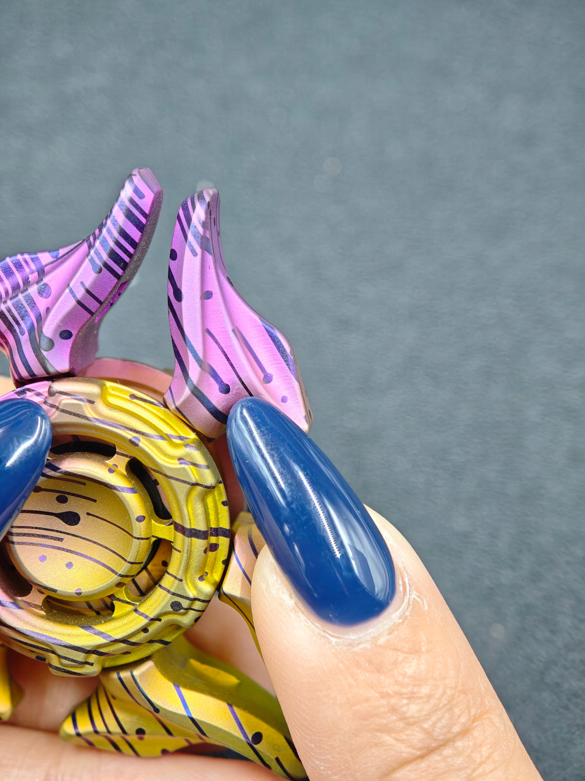 Sandblasted Medusa 2.0 Titanium Color-Anodized