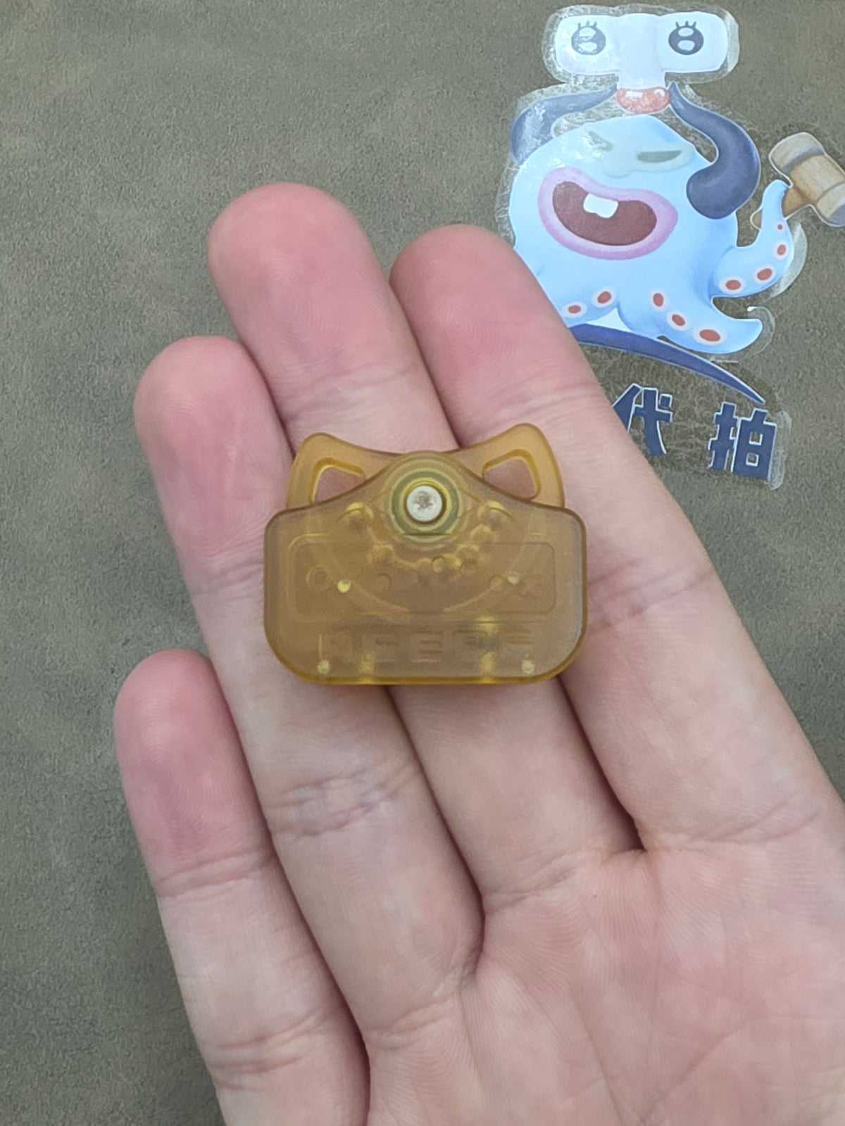 Demon Ji Emoji Pendant PEI Brushed