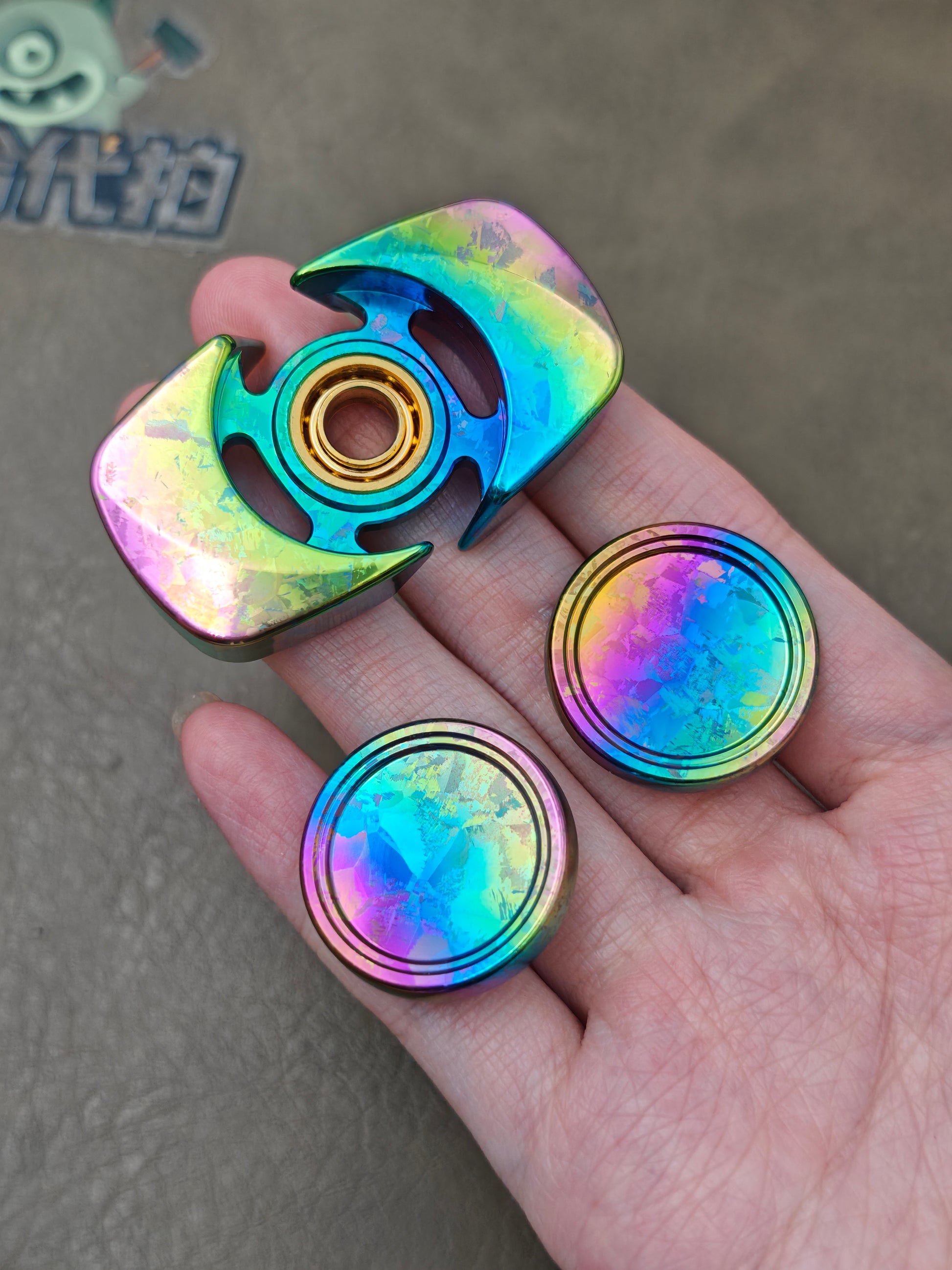 Premium Exquisite Cloud Crystallized Titanium